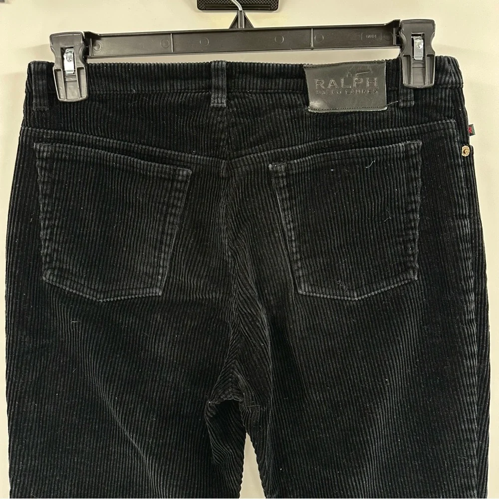 Vintage RALPH Ralph Lauren Black Thick Heavy Corduroy EUC Sz 6